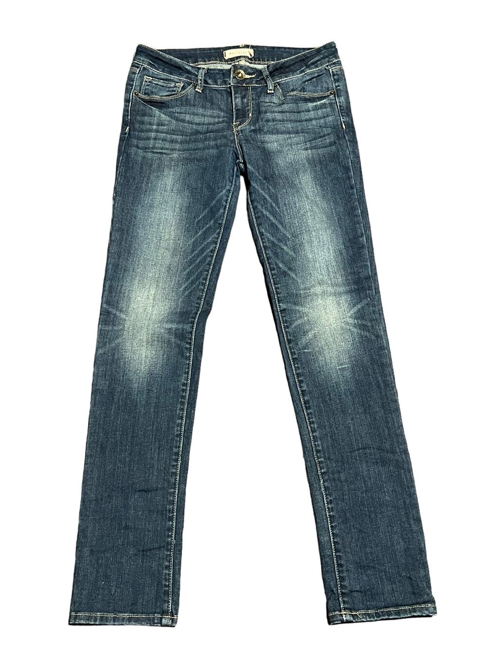 Bullhead Black Blue skinny jeans 7 short dark blue denim 7S